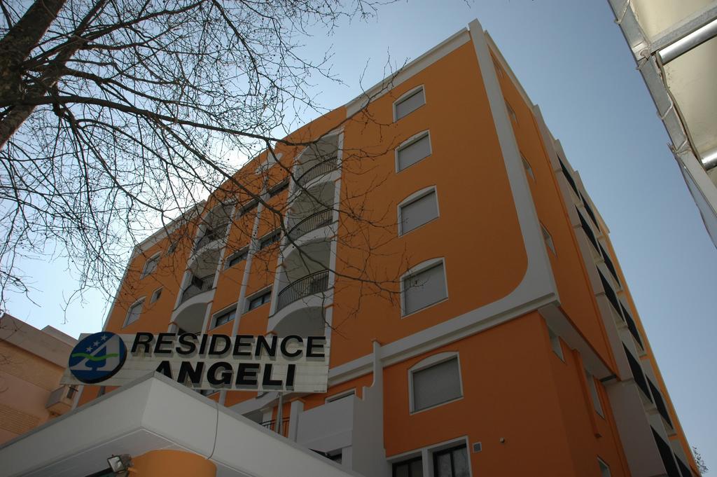 Residence Hotel Angeli Римини Экстерьер фото